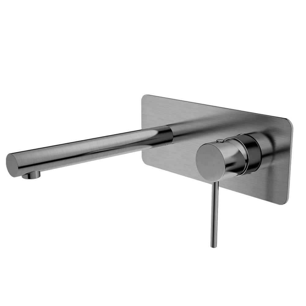 Bad Und Kuche Rund Bath Mixer Brushed Nickel