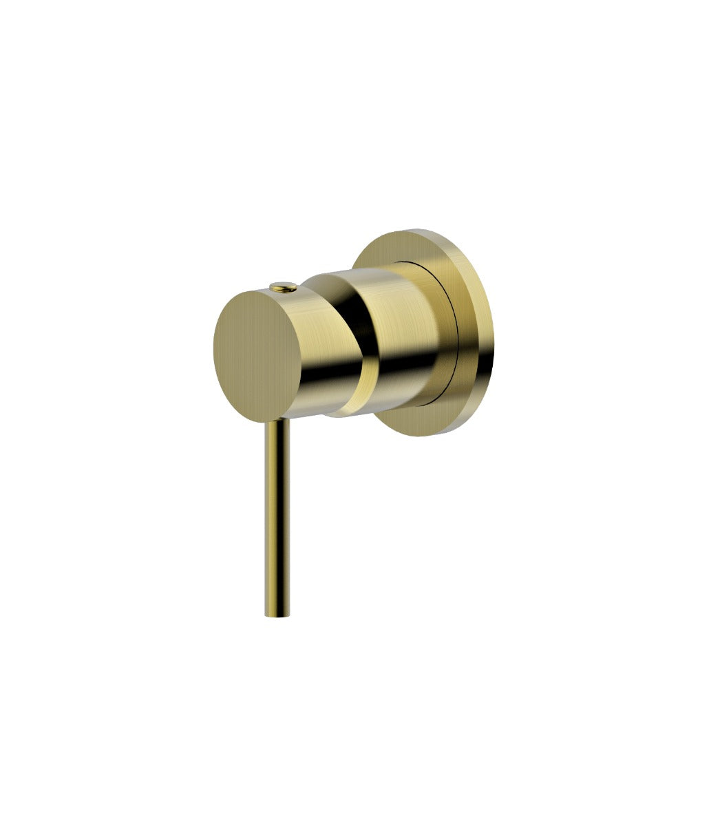 Bad Und Kuche Morgan Rund Shower Mixer Brushed Gold