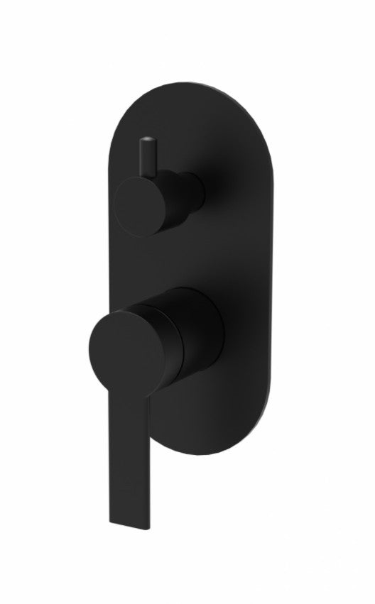 Bad Und Kuche Iris Diverter Shower Mixer Black