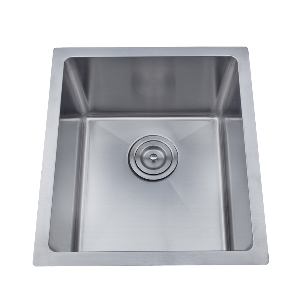 Bad Und Kuche Arcko Lux Under / Overmount Single Bowl Sink Stainless Steel