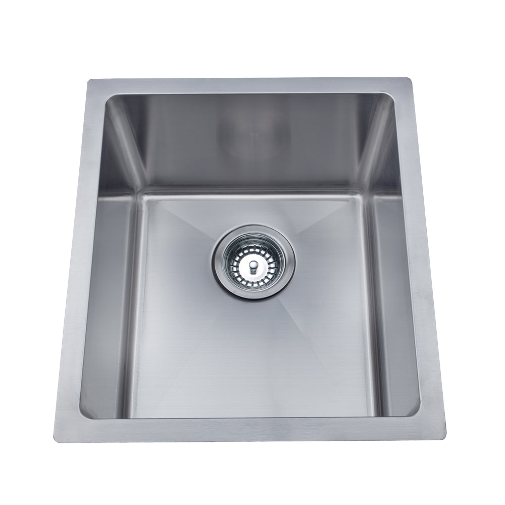 Bad Und Kuche Arcko Lux Under / Overmount Single Bowl Sink Stainless Steel
