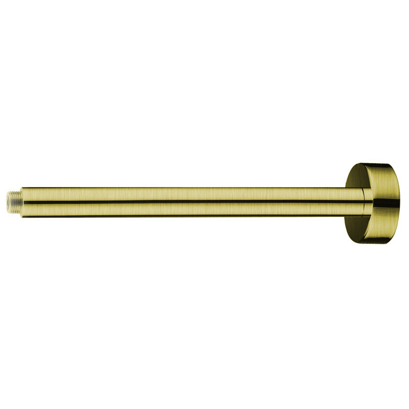 Bad Und Kuche Handel Rund Round Ceiling Shower Arm 300mm Brushed Gold