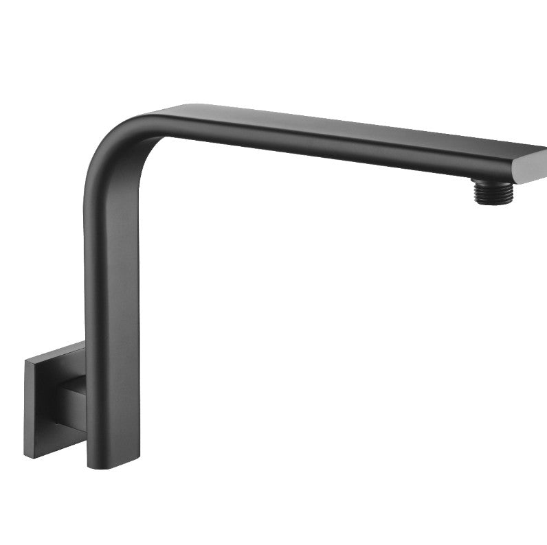 Bad Und Kuche Kasten Curved Square Shower Arm Matt Black