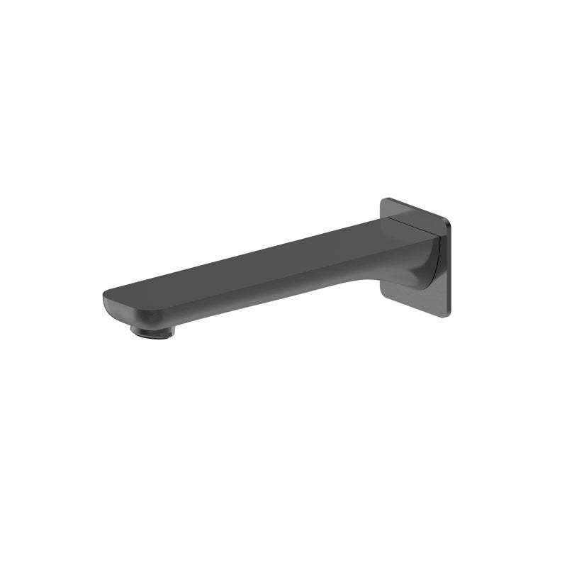 Bad Und Kuche Oval Bath Spout 180mm Brushed Gun Metal