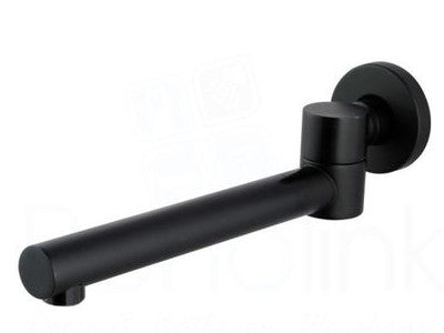 Bad Und Kuche Rund Round Swivel Bath Spout Matt Black