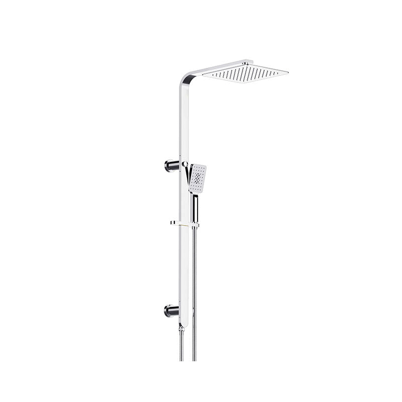 Bad Und Kuche Luxus Multifunction Sliding Shower With Overhead Rain Shower Chrome