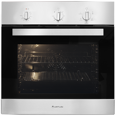 Artusi 60cm Built-In Oven 6 Functions W/ Timer Stainless Steel