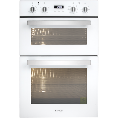 Artusi 60cm Built In Double Wall Oven White CAO888W Getstuff