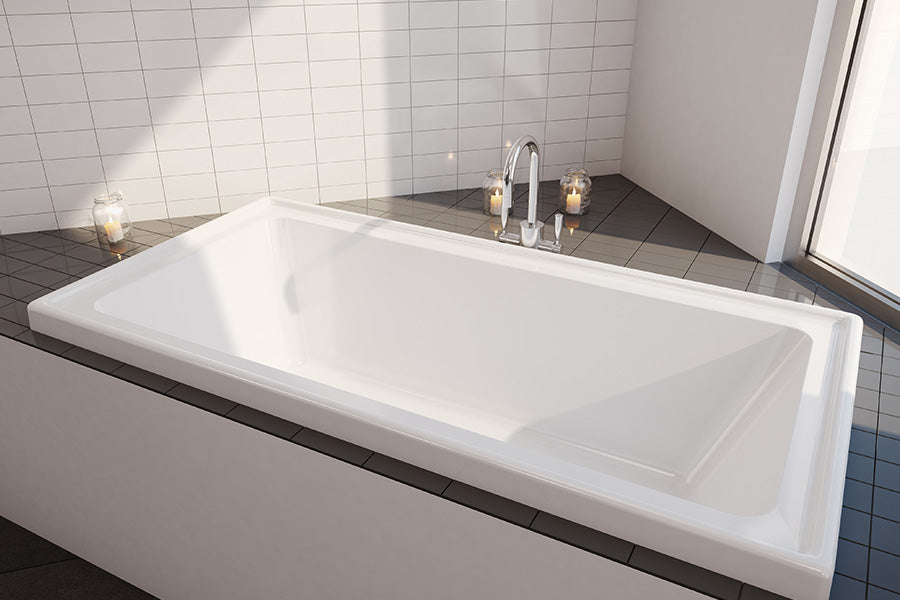 Decina Cortez 1675 Inset Bath - White