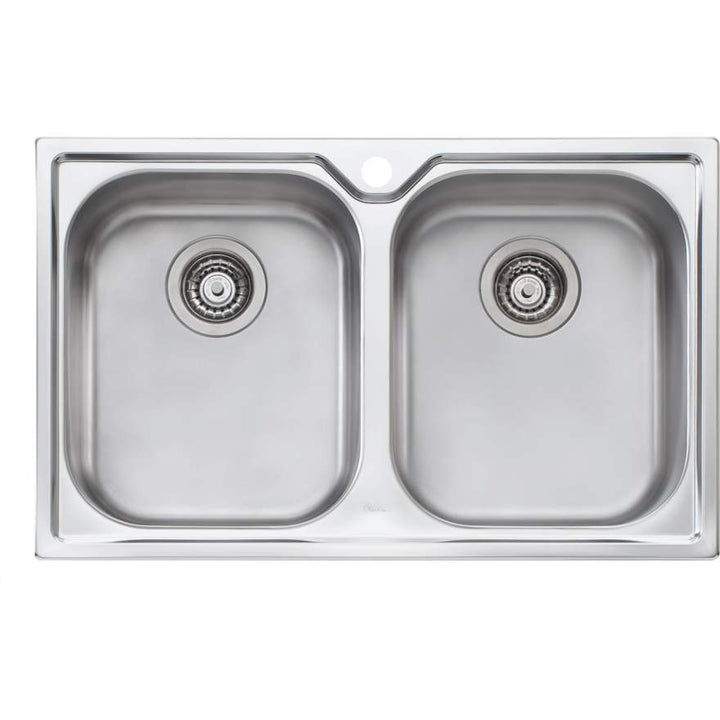 Oliveri Diaz DZ163 1 Tap Hole Double Inset Bowls +Ac15+Ac18+Ac33