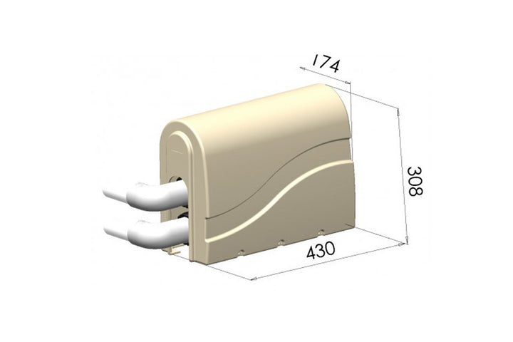 Decina Decina Triflow Spa Pump Cover & Bracket