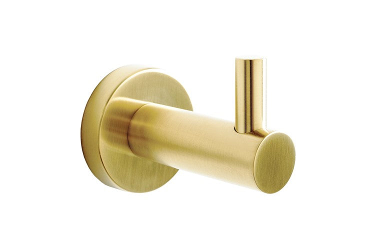 ADP Bloom Robe Hook Brushed Brass