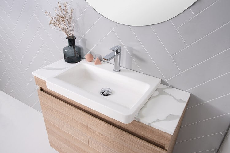 ADP Integrity Semi Recessed Basin Gloss White