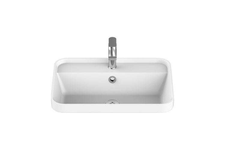 ADP Miya 550 Semi Inset Basins Gloss White