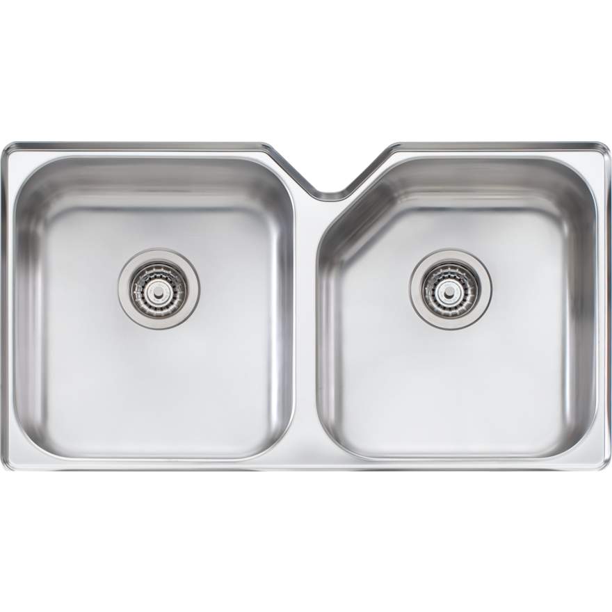 Oliveri Nu-Petite NP63U Double Bowl Undermount Sink