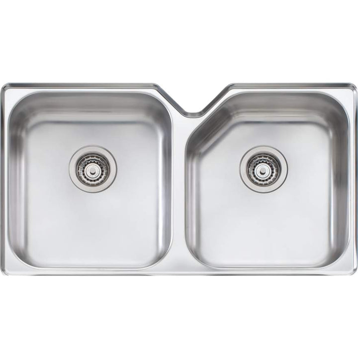 Oliveri Nu-Petite NP63U Double Bowl Undermount Sink