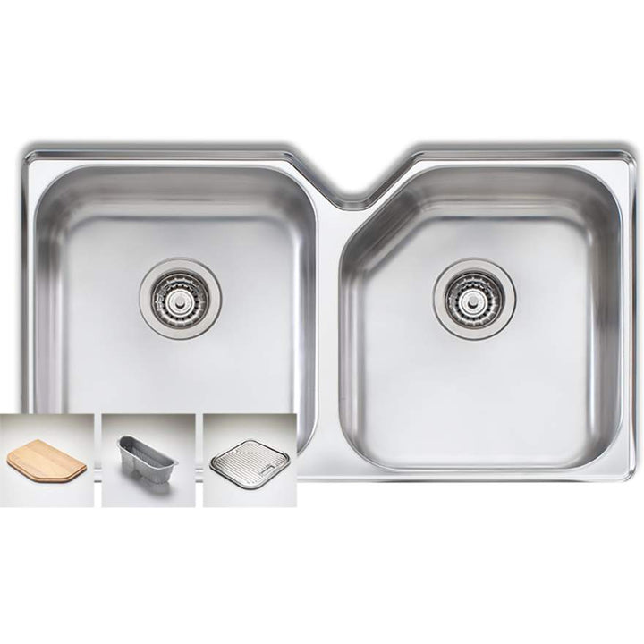 Oliveri Nu-Petite NP63U Double Bowl Undermount Sink