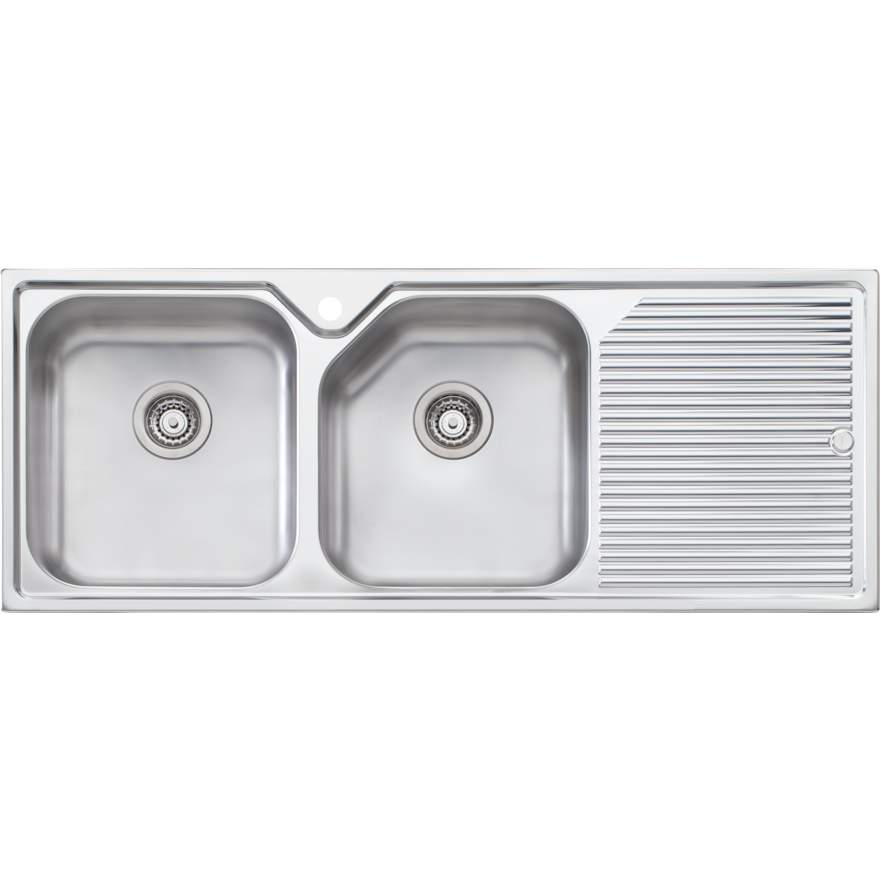 Oliveri Nu-Petite NP671 1 Tap Hole Sink 1250mm Left Hand Bowl