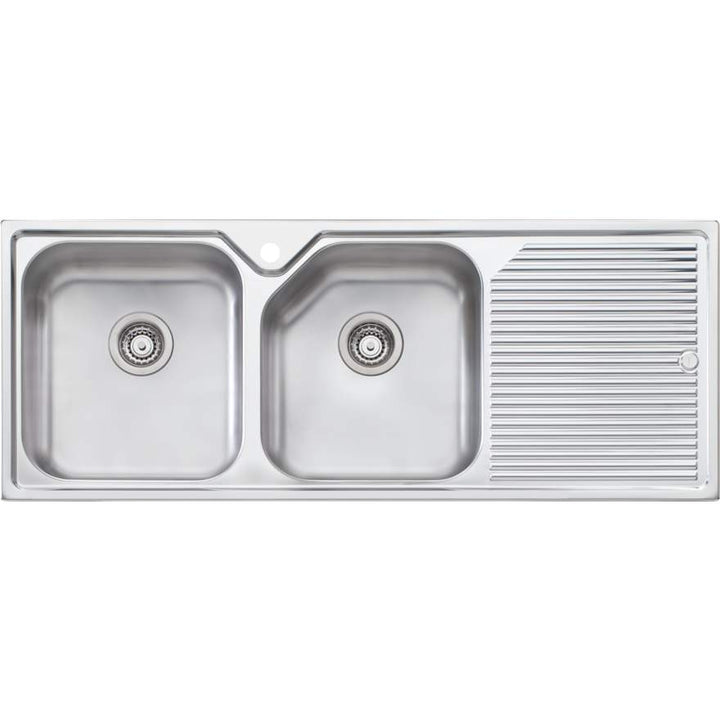 Oliveri Nu-Petite NP671 1 Tap Hole Sink 1250mm Left Hand Bowl