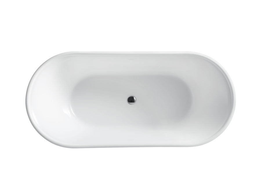 Decina Regent 1700 Freestanding Bath - White