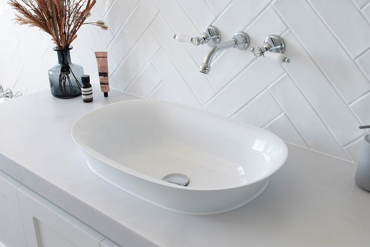 ADP Rise Semi Inset Basins Gloss White