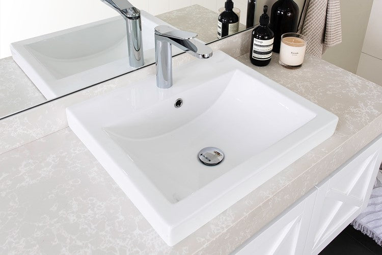 ADP Scoop Semi Inset Basins Gloss White