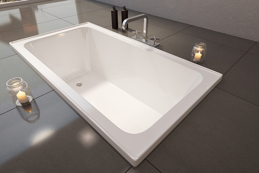 Decina Shenseki 1400 Inset Bath - White