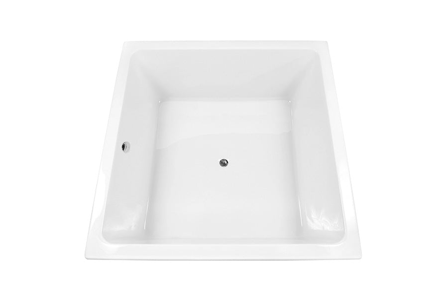Decina Venice 1400 Island Square Bath - White
