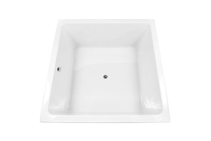 Decina Venice 1400 Island Square Bath - White