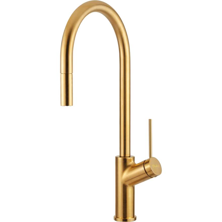 Oliveri Vilo VT0398B-AU Gold Pull Out Mixer Tap