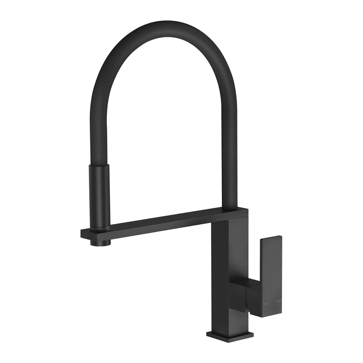 Phoenix Vezz Flexible Hose Sink Mixer Squareline 220mm Lead Free