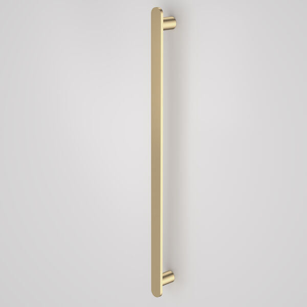 Urbane II Heated Towel Rail Vertical Brushed Brass
