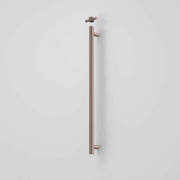 Liano II Heated Towel Rail Vertical Brushed Bronze
