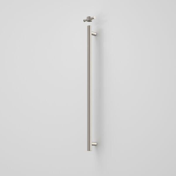 Liano II Heated Towel Rail Vertical Brushed Nickel