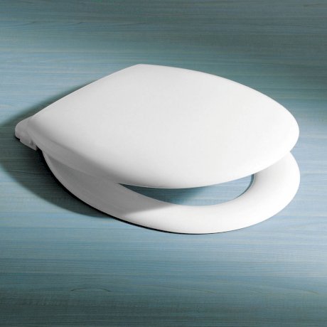 Caroma Caravelle Toilet Seat Normal Close Quick Release Plastic Hinge GermGard®