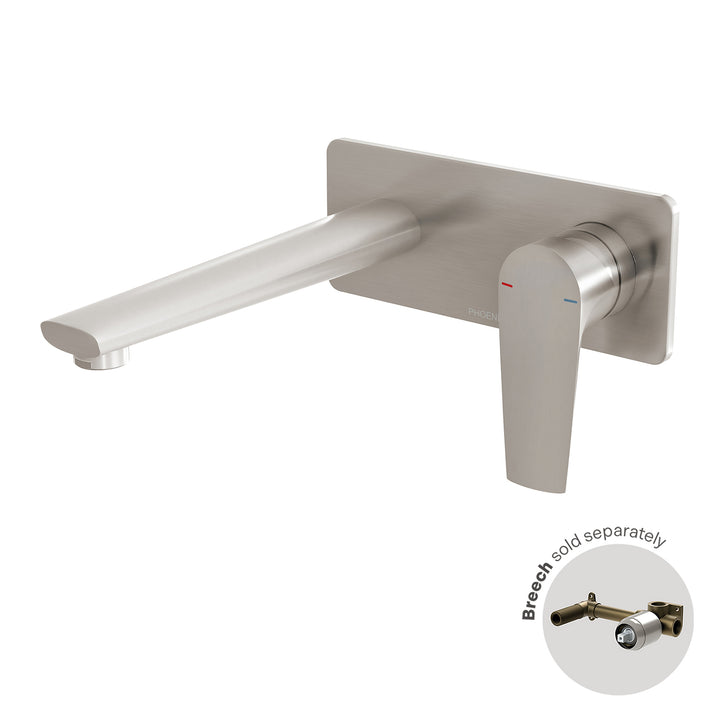 Phoenix Arlo Wall Basin / Bath Mixer Set 200mm Trim Kit Only Lead Free