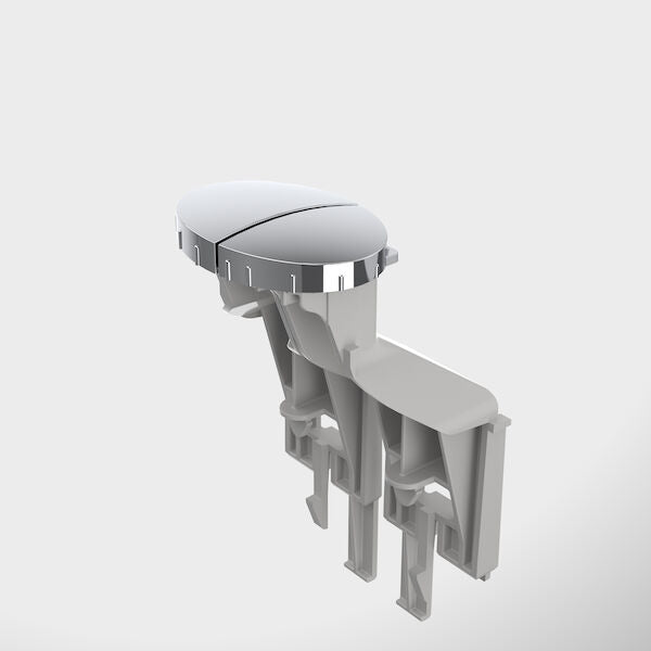 Caroma Button Group Posh Chrome Plated