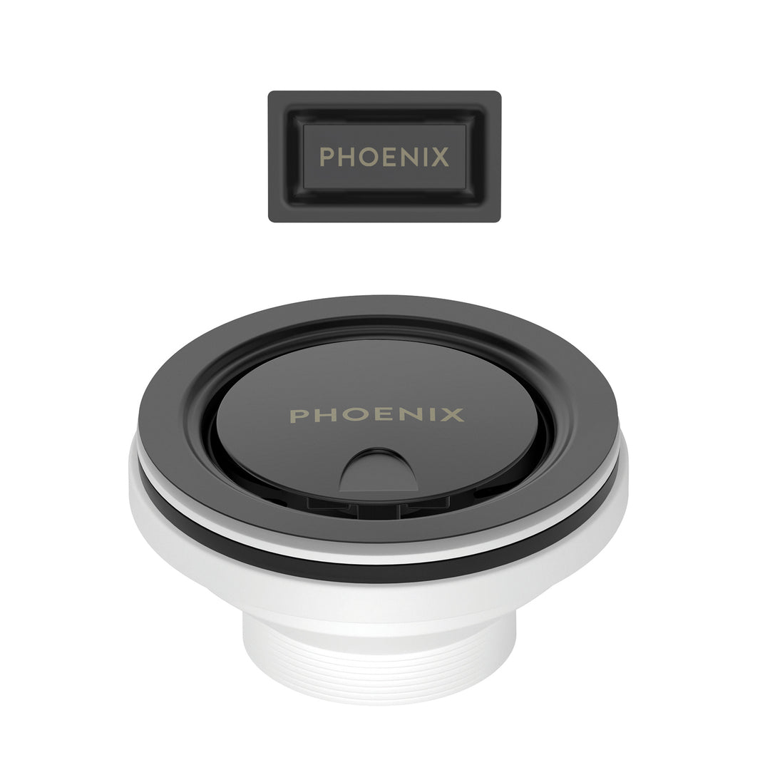 Phoenix 50mm Covered Sink Basket Waste &amp; Overflow