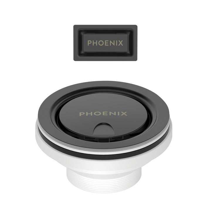 Phoenix 50mm Covered Sink Basket Waste &amp; Overflow