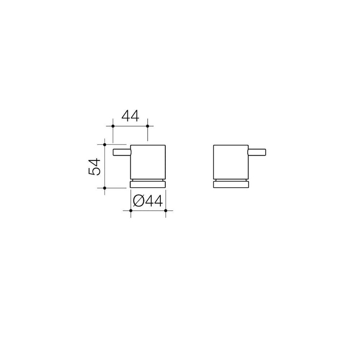 Caroma Luna Lever Basin Top Assemblies