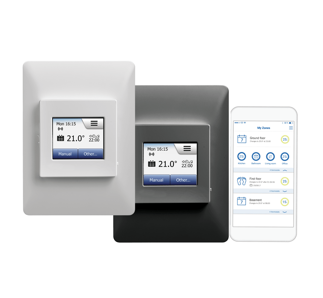 Thermotouch White Wifi Touchscreen Thermostat 16A Max Load