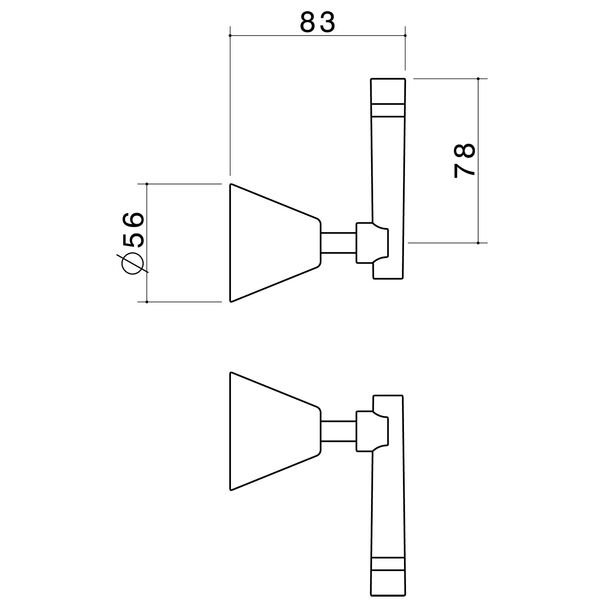 Caroma Elegance Lever Care Wall Top Assemblies Lead Free