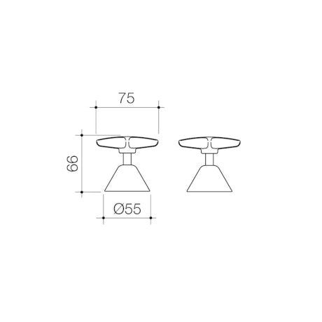 Caroma Elegance II Basin Top Assemblies Lead Free