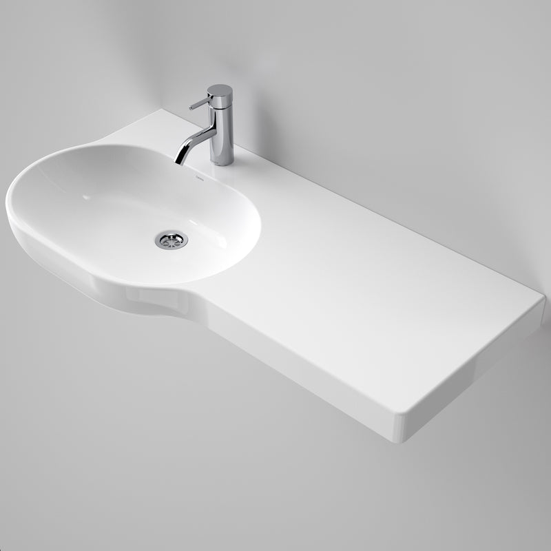 Caroma Opal 920 RHS Wall Basin 1 Tap Hole