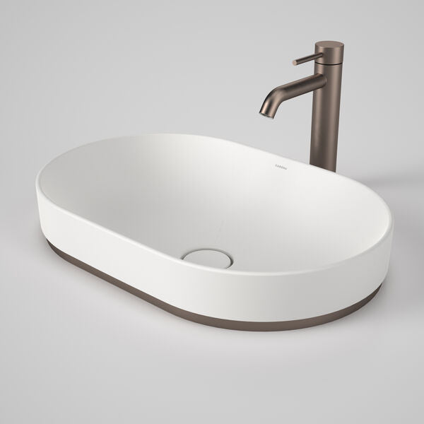 Caroma Liano II 530 Pill Basin Dress Ring Brushed Bronze