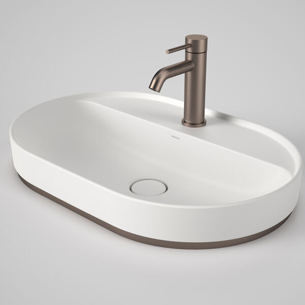 Caroma Liano II 600 Pill Basin Dress Ring Brushed Bronze