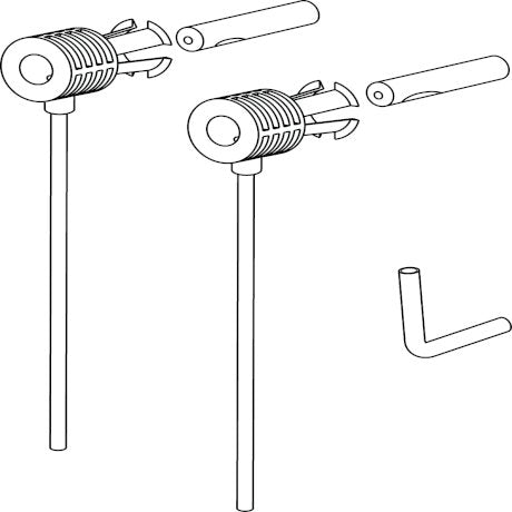 Caroma D991 CONCEALED WH PAN FIX KIT