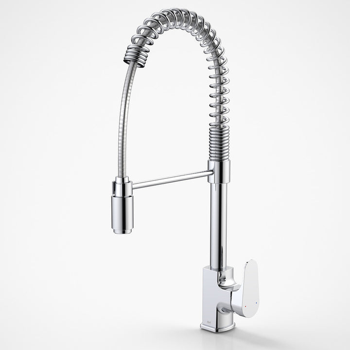 Dorf Viridian Pull Down Sink Mixer Chrome