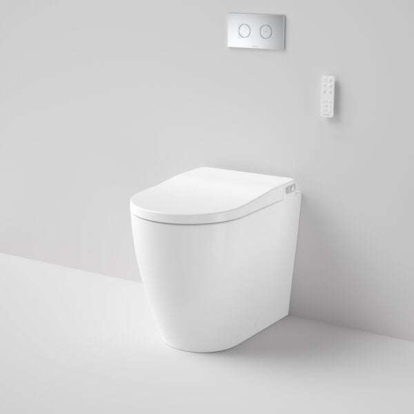 Caroma Urbane II Bidet Cleanflush Invisi II Wall Faced Toilet Suite