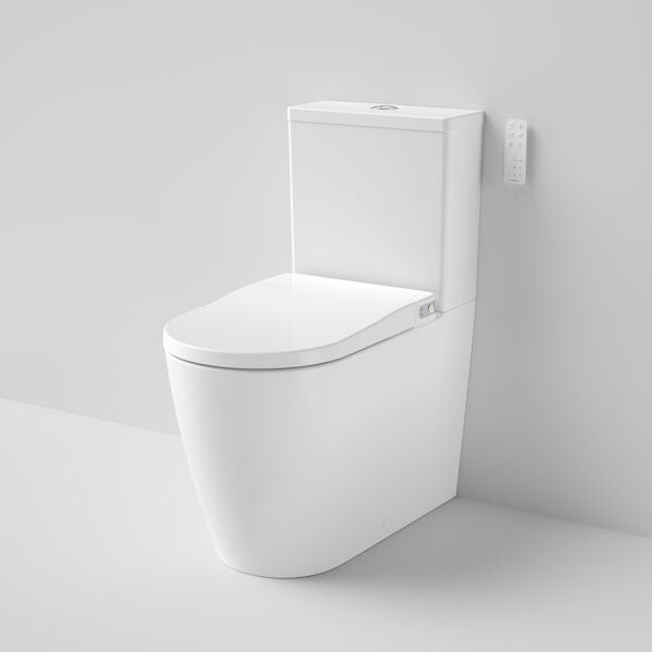Caroma Urbane II Bidet Cleanflush Wall Faced Close Coupled Back Entry Toilet Suite